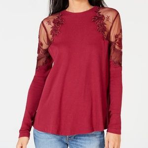 ❌SOLD❌ NWT Free People Daniella Sheer Lace Top